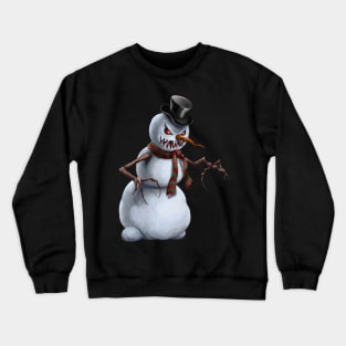 Super Scary Snowman Crewneck Sweatshirt